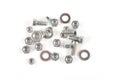 Set of screw, nut, bolt Royalty Free Stock Photo