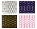 Set of Seamless Islamic pattern, vector art Royalty Free Stock Photo