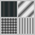 Set of 4 seamless pattern for backgrounds, fabrics and finishing of paper.