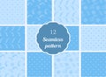 Set of seamless patterns Royalty Free Stock Photo