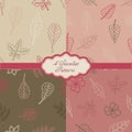 Set of seamless patterns