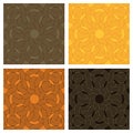 Set of seamless patterns with ornament