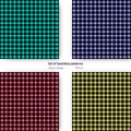 Set of seamless patterns with plasmatic cells design