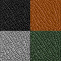 Set of seamless patterns - stone tiles or elephant skin