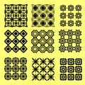 Set of seamless patterns