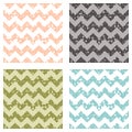 Set of seamless vector striped patterns
