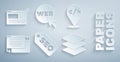 Set SEO optimization, Front end development, UI or UX design, Layers, Web and graphic and icon. Vector Royalty Free Stock Photo