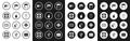Set Server, Data, Web Hosting, Computer mouse, cooler, Video graphic card, Processor with CPU and Keyboard icon. Vector Royalty Free Stock Photo