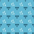 Set Server, Data, Web Hosting and Computer network on seamless pattern. Vector