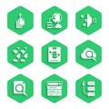 Set Server, Data, Web Hosting, Search engine, cloud computing, concept with folder, stream, Filter setting and export Royalty Free Stock Photo