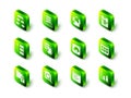 Set Server, Data, Web Hosting, Social network, Browser files, analysis, Cloud technology data transfer, Software and Royalty Free Stock Photo