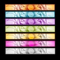 Set of seven banners Royalty Free Stock Photo