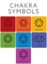 Set of seven chakra symbols with names