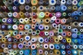 Set of sewing threads in different colors Royalty Free Stock Photo