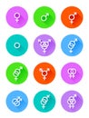 Set of sexuality icons