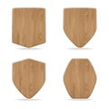 Shapes wooden sign boards