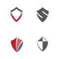 Set Shield  icon Vector Illustration design Logo Royalty Free Stock Photo