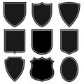 set of Shields vector coat arms set signs