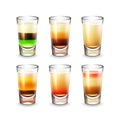 Set of shots Royalty Free Stock Photo