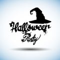 Set of silhouette image of Halloween witches. Witch, halloween, , cartoon, illustration, hat Royalty Free Stock Photo