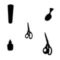 set of 5 silhouette tools