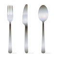 Elegant Cutlery set, detailed vector