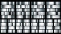 Set of silver metal gradients Royalty Free Stock Photo