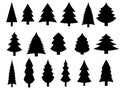 Christmas tree icon Royalty Free Stock Photo