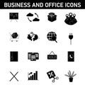 Set of simple icons Royalty Free Stock Photo