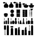 Set of simple medicine objects. Vector healthcare illustration for design