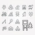 Set of simple nature icons