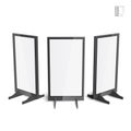 Set of simple outdoor indoor stander advertising stands Royalty Free Stock Photo