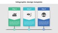 Set Sinking cruise ship, Diving mask and snorkel and Glasses. Business infographic template. Vector Royalty Free Stock Photo