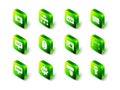 Set Site map, Front end development, Web, Bezier curve, UI or UX design, Keyboard and icon. Vector Royalty Free Stock Photo