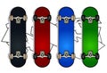 Set of skateboards Royalty Free Stock Photo