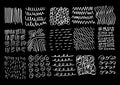 Set of sketch textures