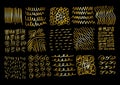 Set of sketch textures