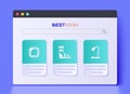 Set Slippers with socks, Processor CPU and Table lamp icon. Vector
