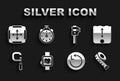 Set Smart watch, Depth measurement, Measuring tape, Radius, Micrometer, Calliper or caliper and scale, Area and