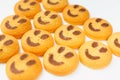 Smiling biscuit cookies