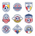 Set of Soccer Football Club Logo