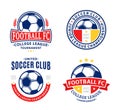 Set of Soccer Football Club Logo