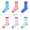 Set of socks. Original design