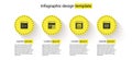 Set Software, Debugging, MySQL code and Binary. Business infographic template. Vector