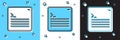 Set Software, web developer programming code icon isolated on blue and white, black background. Javascript computer Royalty Free Stock Photo