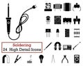 Set of 24 Soldering Icons