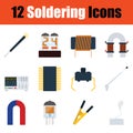 Set of soldering icons