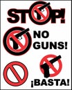 Stop. No guns. Set 1