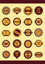 set of sorry labels. Vector illustration decorative design Royalty Free Stock Photo