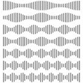 Set sound wave soundwave line, waveform, vector spectrum of sound equalizer Abstract concept voice, music vibration